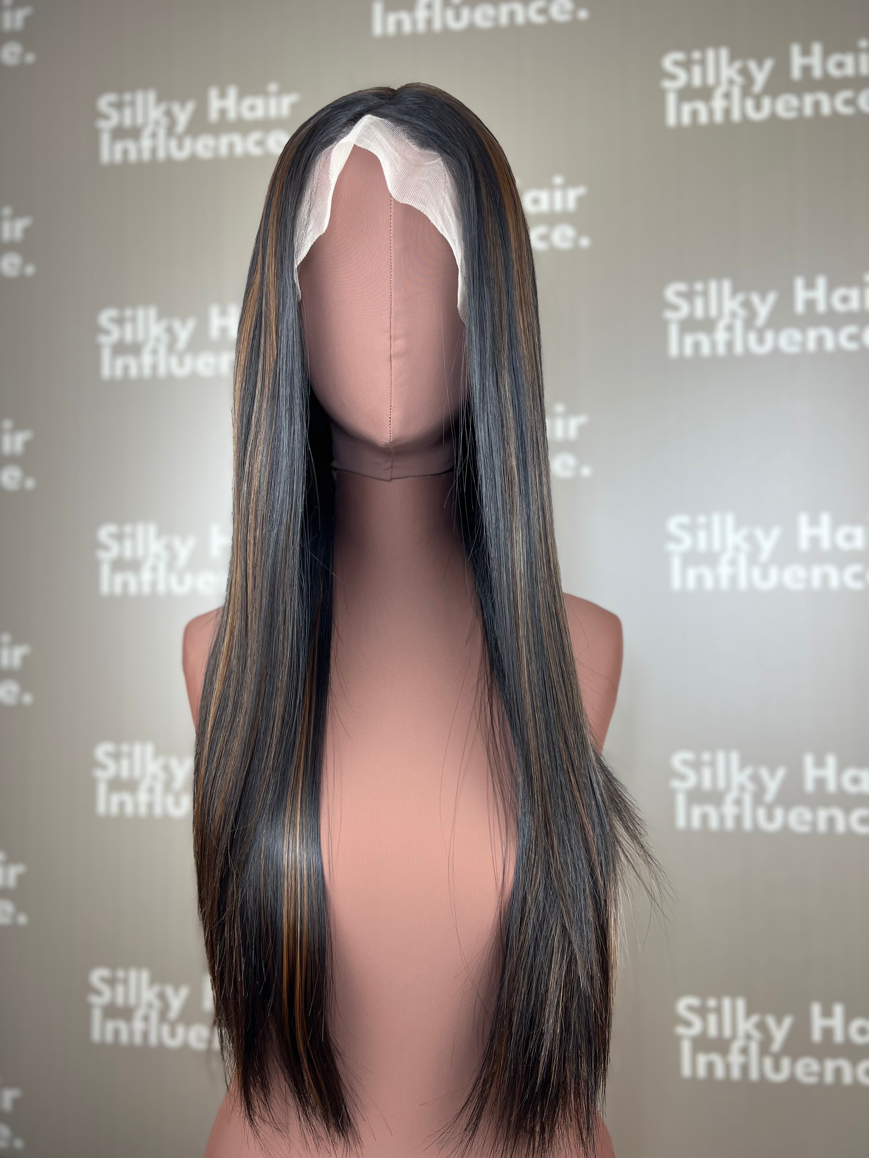 Finest Synthetic Wig 020 Highlighted Brown