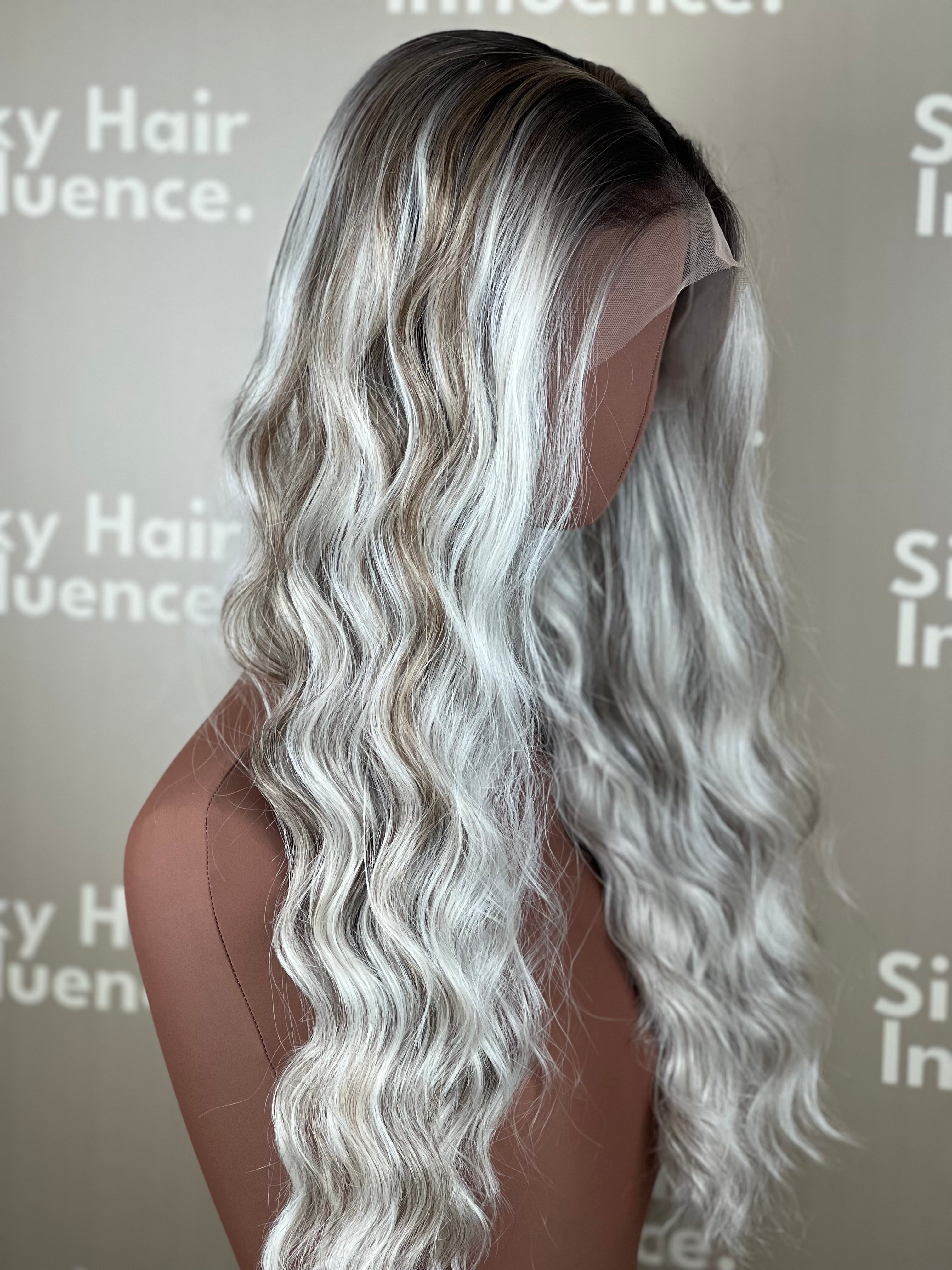 Finest Synthetic Wig 040 Highlighted Ice Blonde