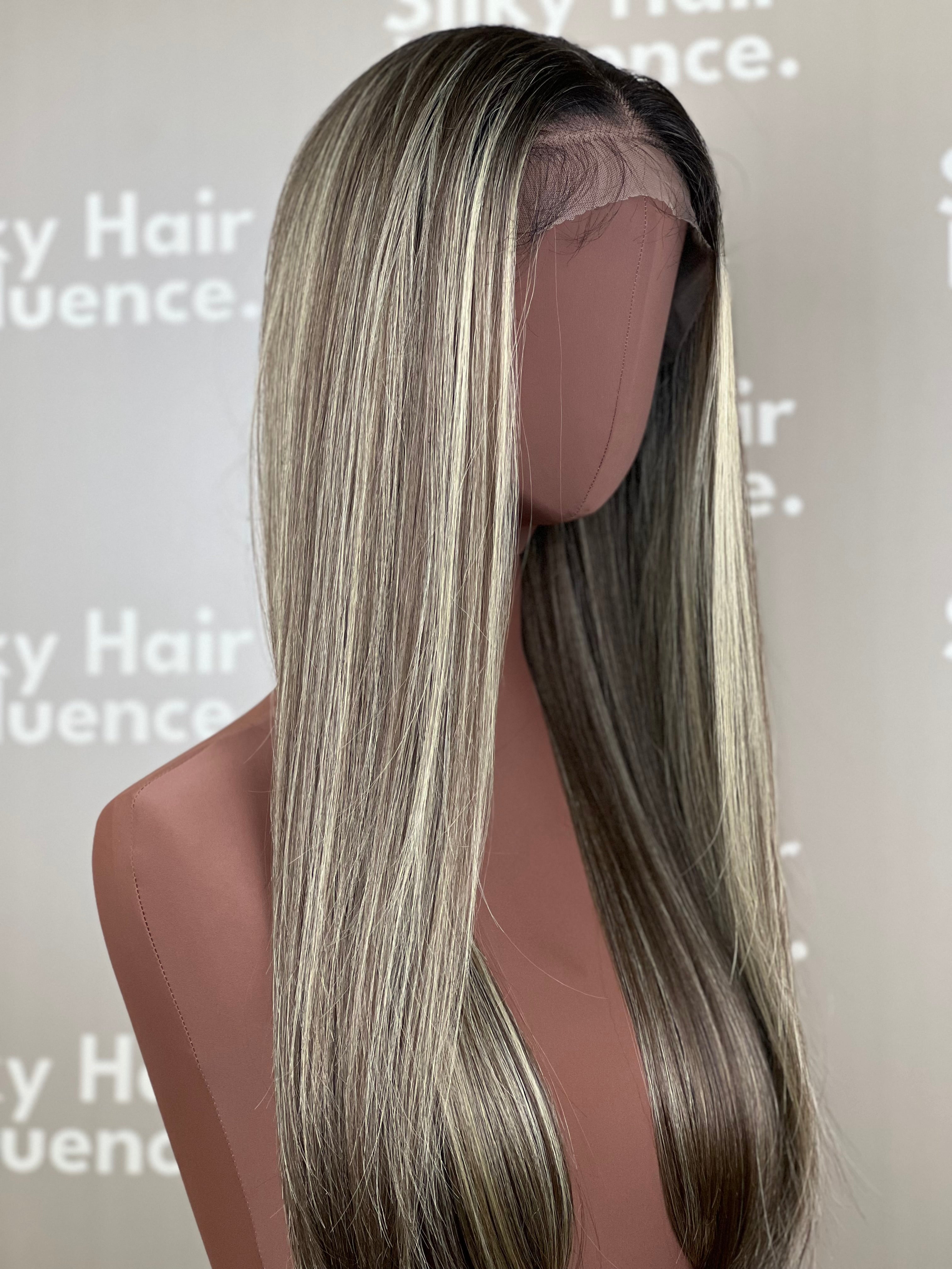 Finest Synthetic Wig 100 Highlighted Ash Bronde