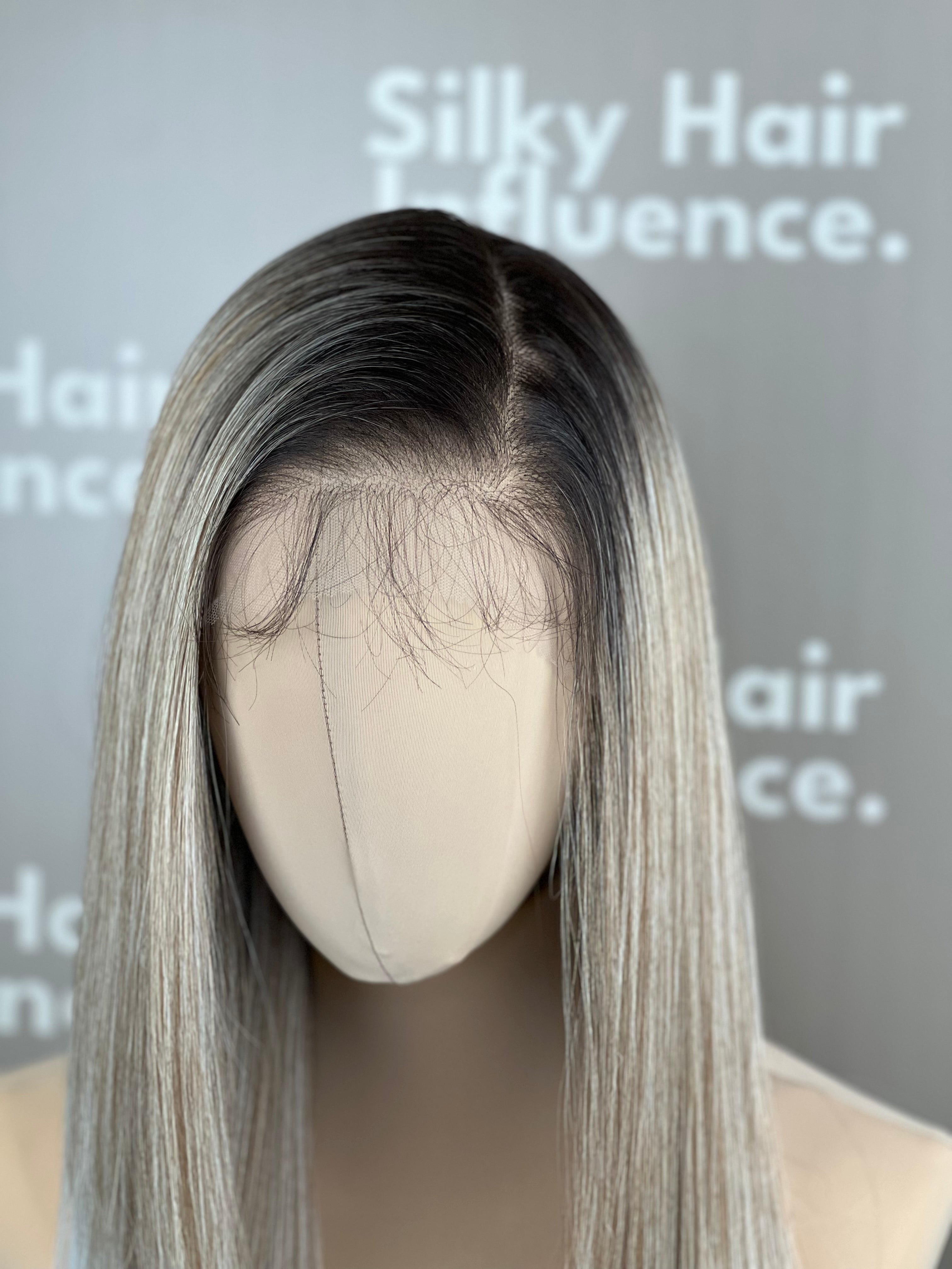 Finest Synthetic Wig 100 Ombré Ice Blonde