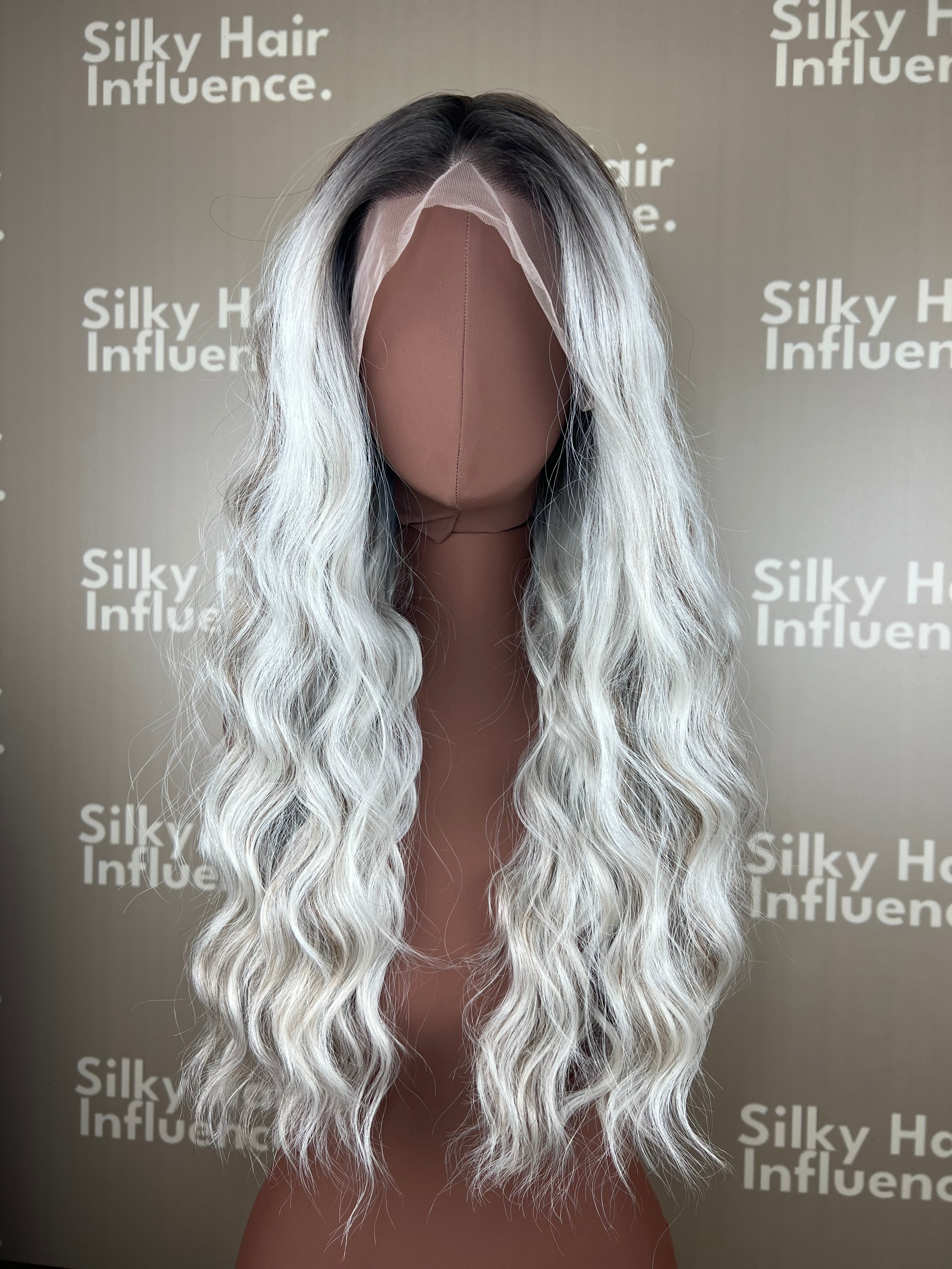 Finest Synthetic Wig 040 Highlighted Ice Blonde