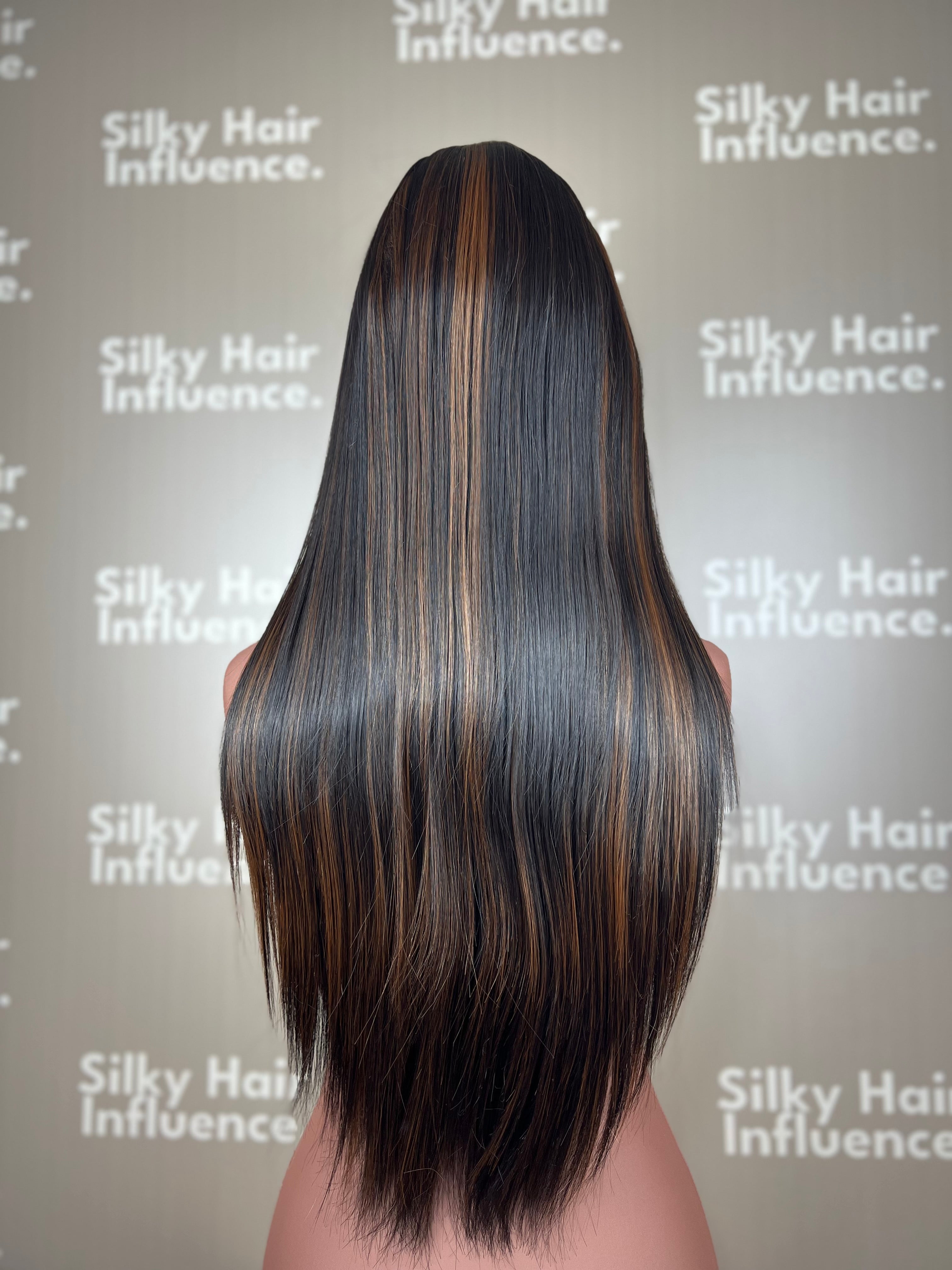 Finest Synthetic Wig 020 Highlighted Brown