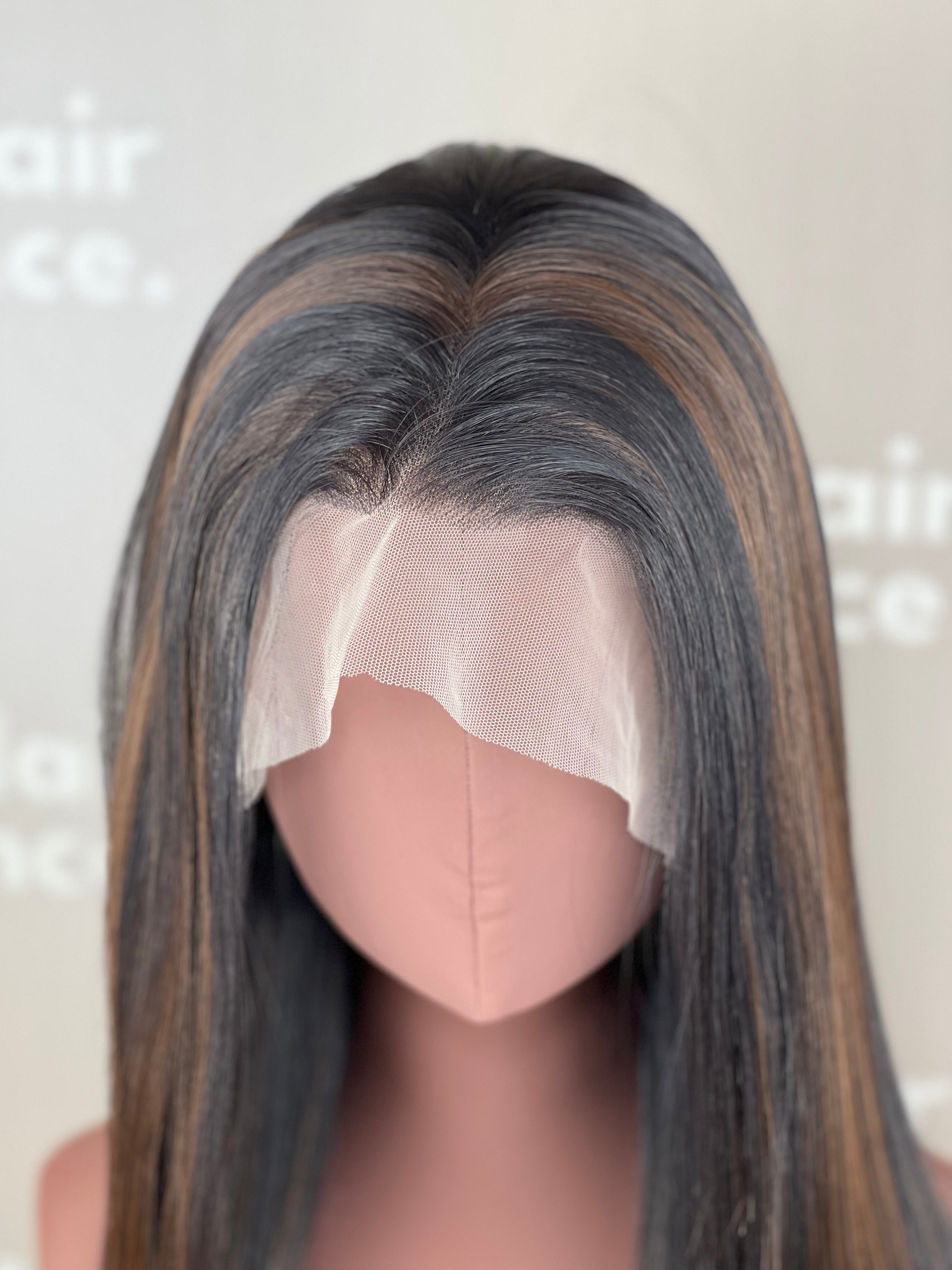 Finest Synthetic Wig 020 Highlighted Brown