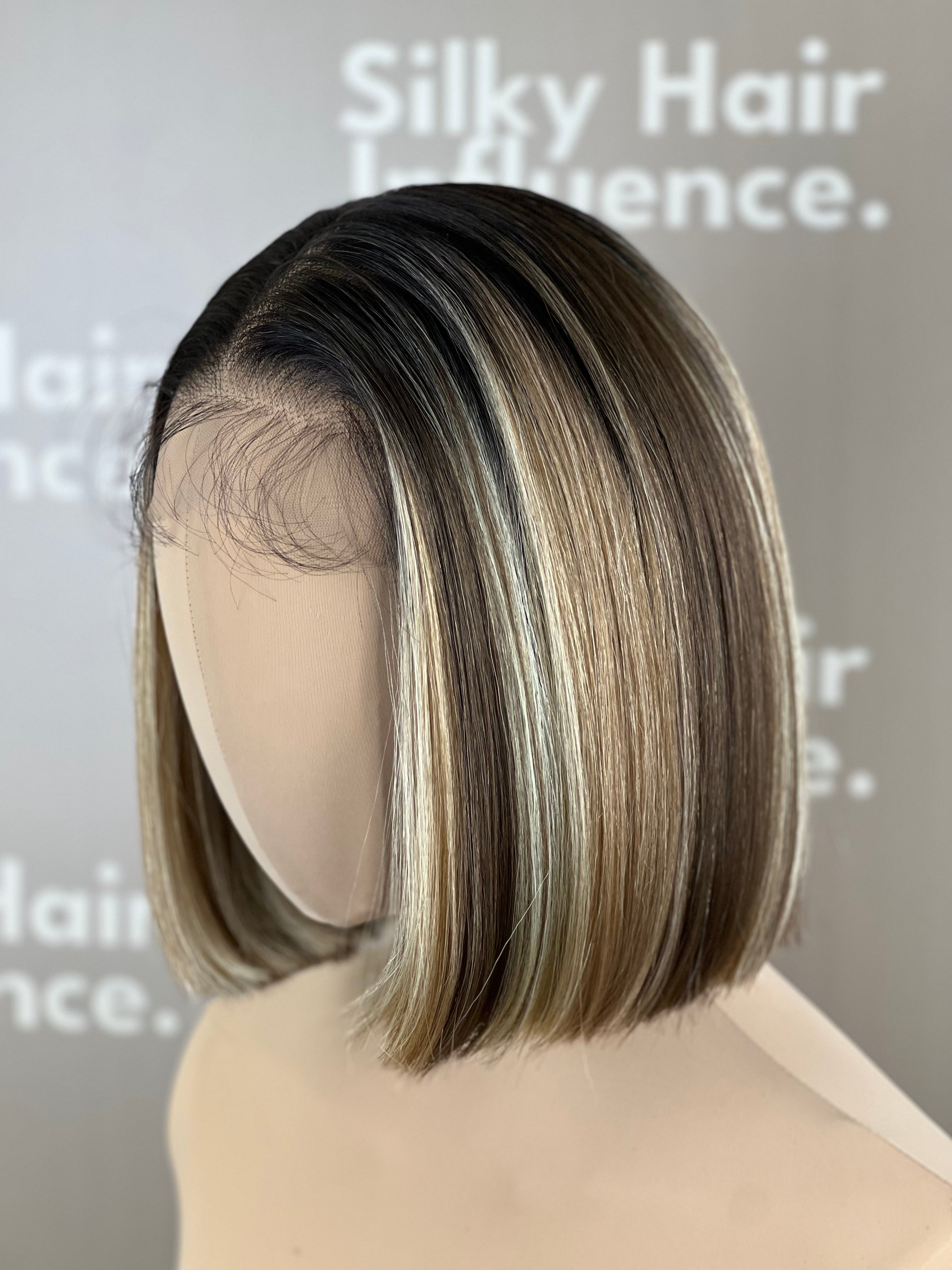 Finest Synthetic Wig 110 Highlighted Golden Bronde