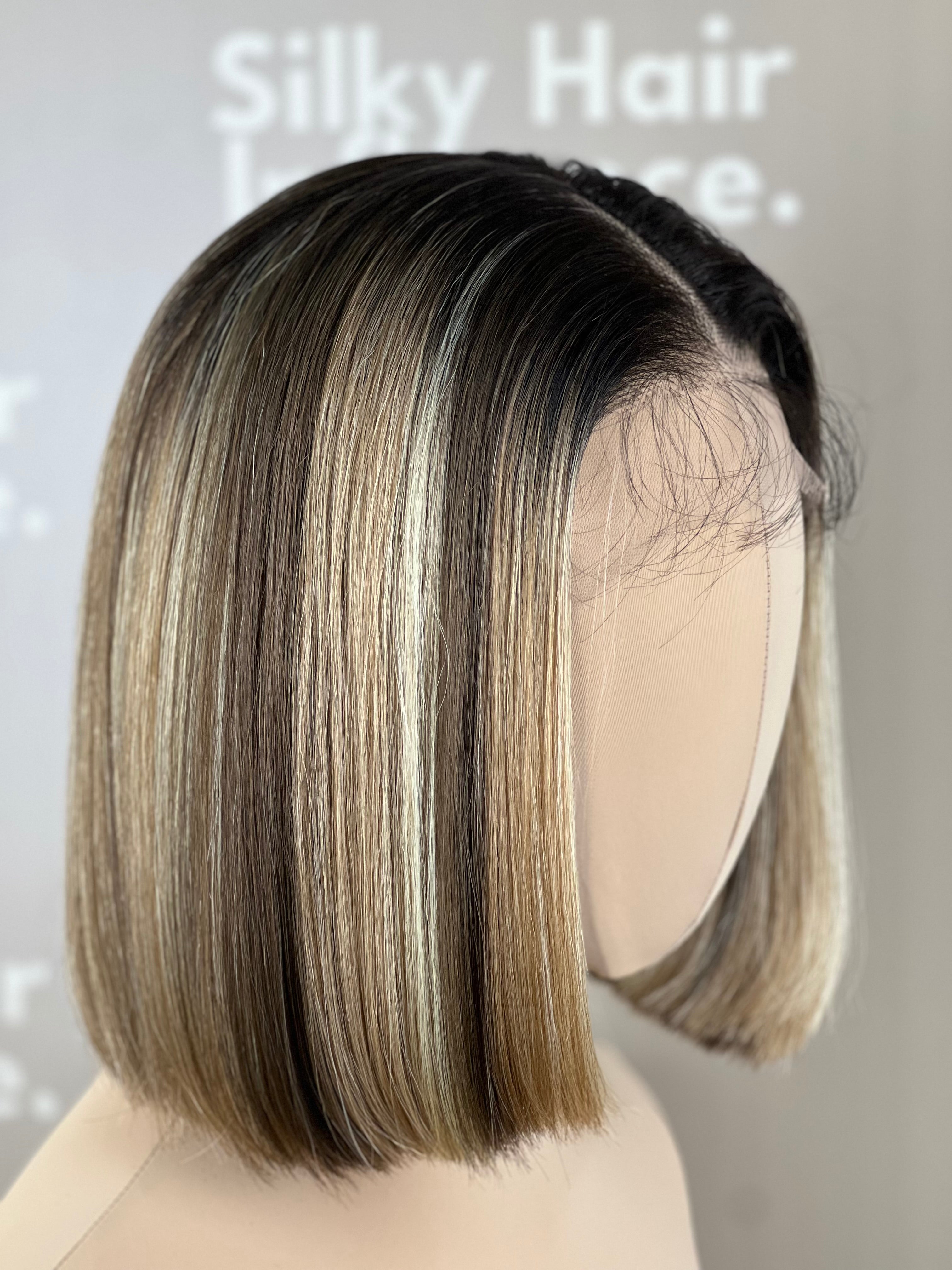 Finest Synthetic Wig 110 Highlighted Golden Bronde