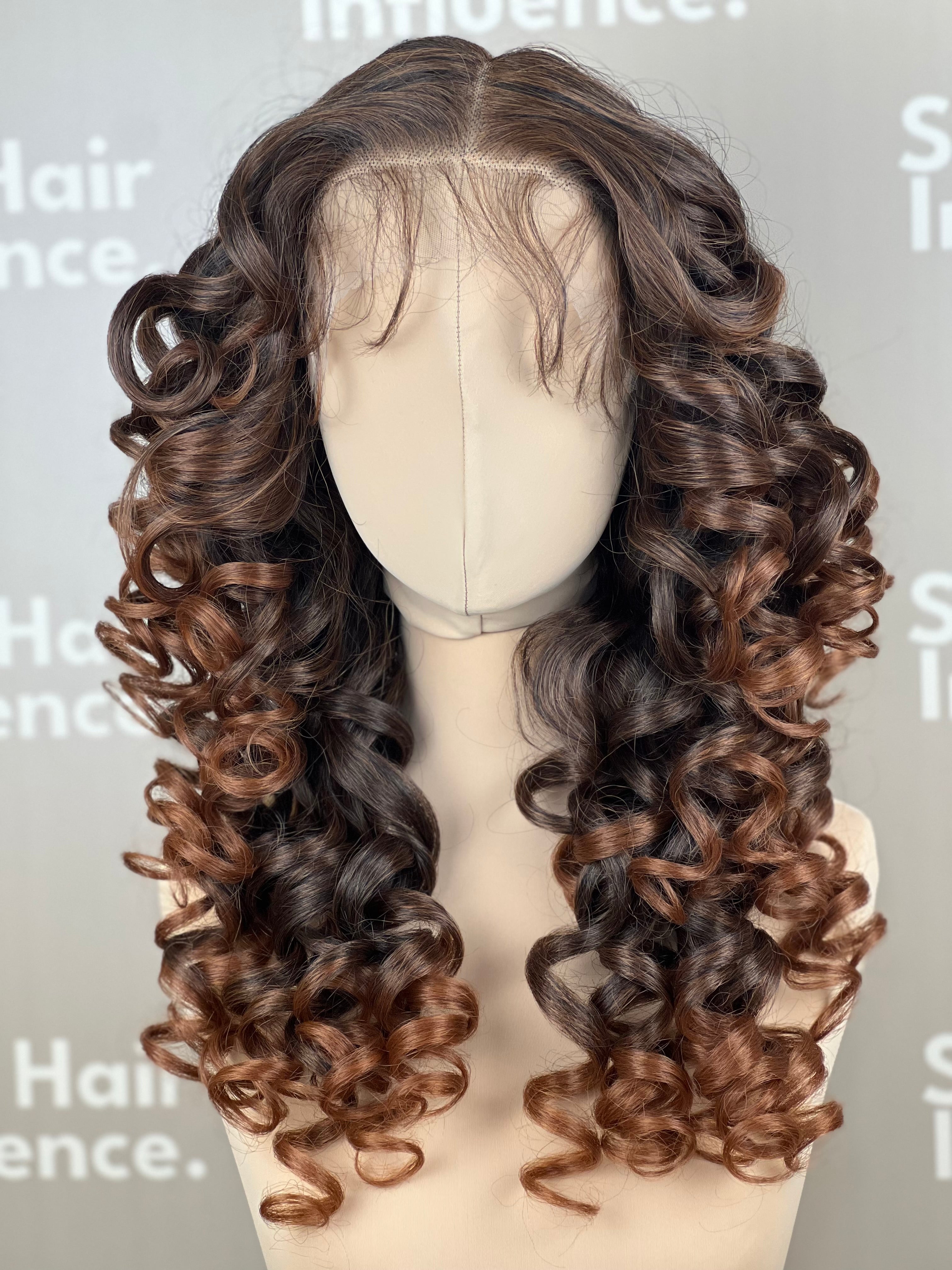 Finest Synthetic Wig 080 Ombré Brown