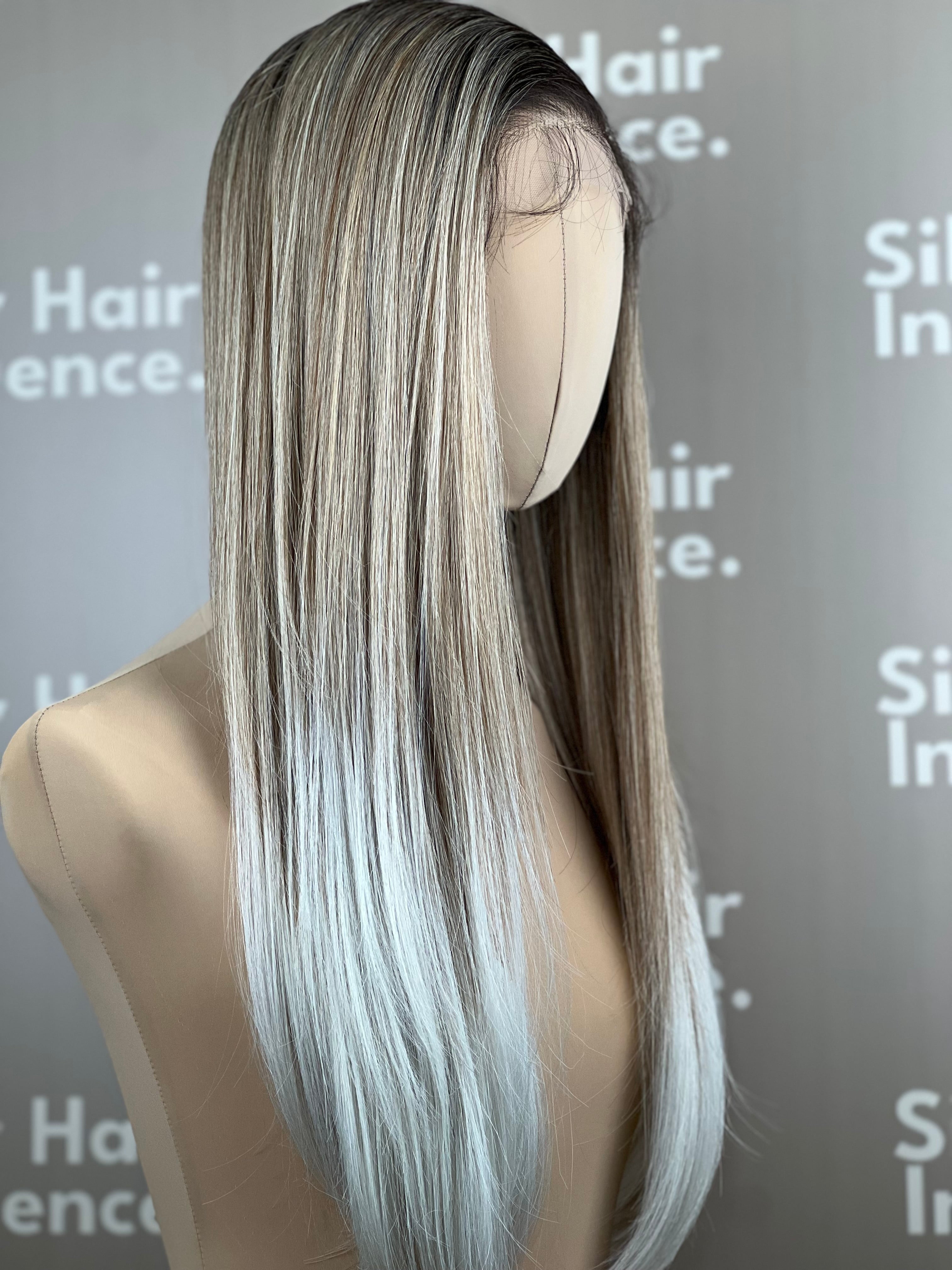 Finest Synthetic Wig 100 Ombré Ice Blonde