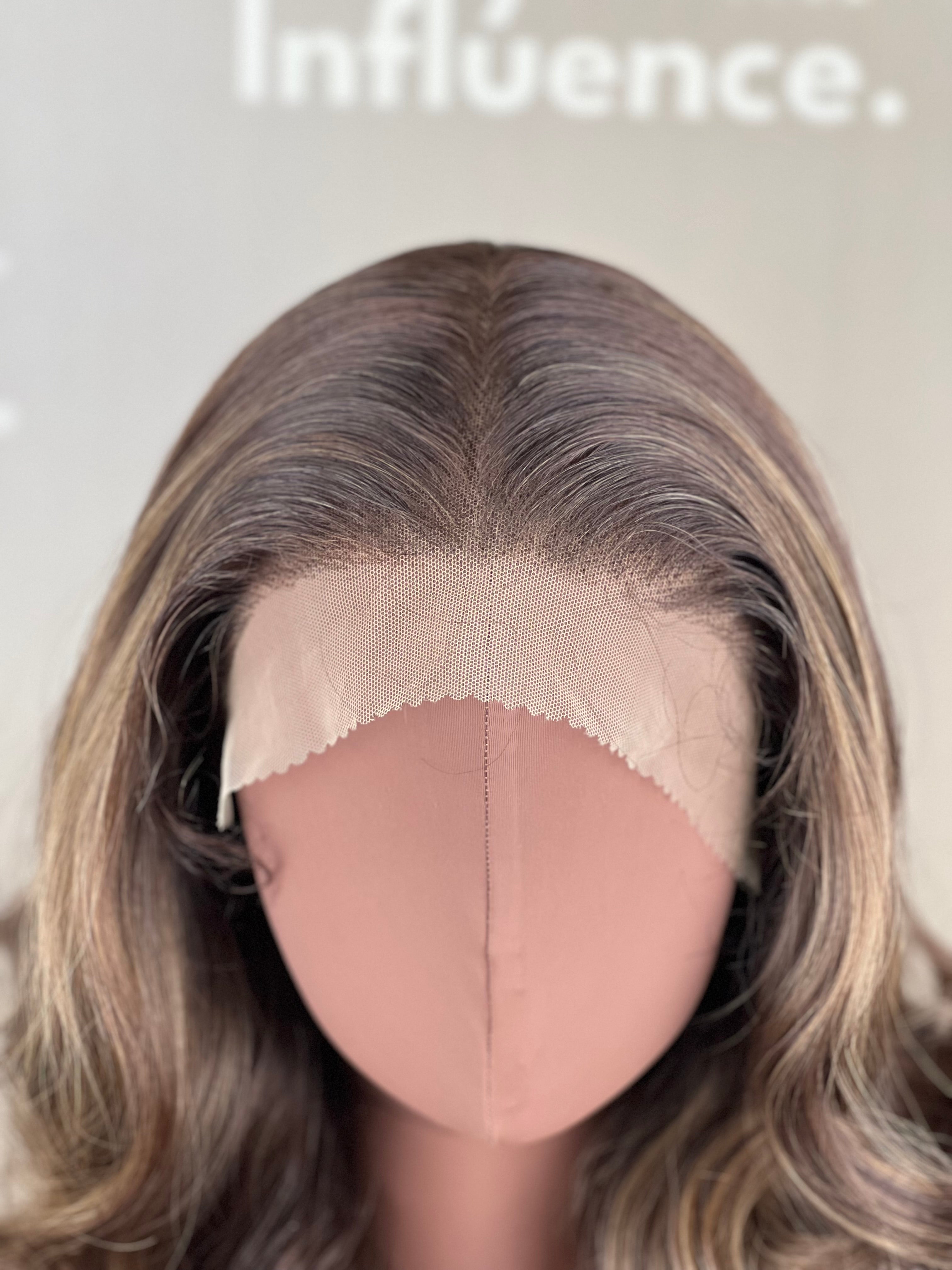 Finest Synthetic Wig 005 Highlighted Brown