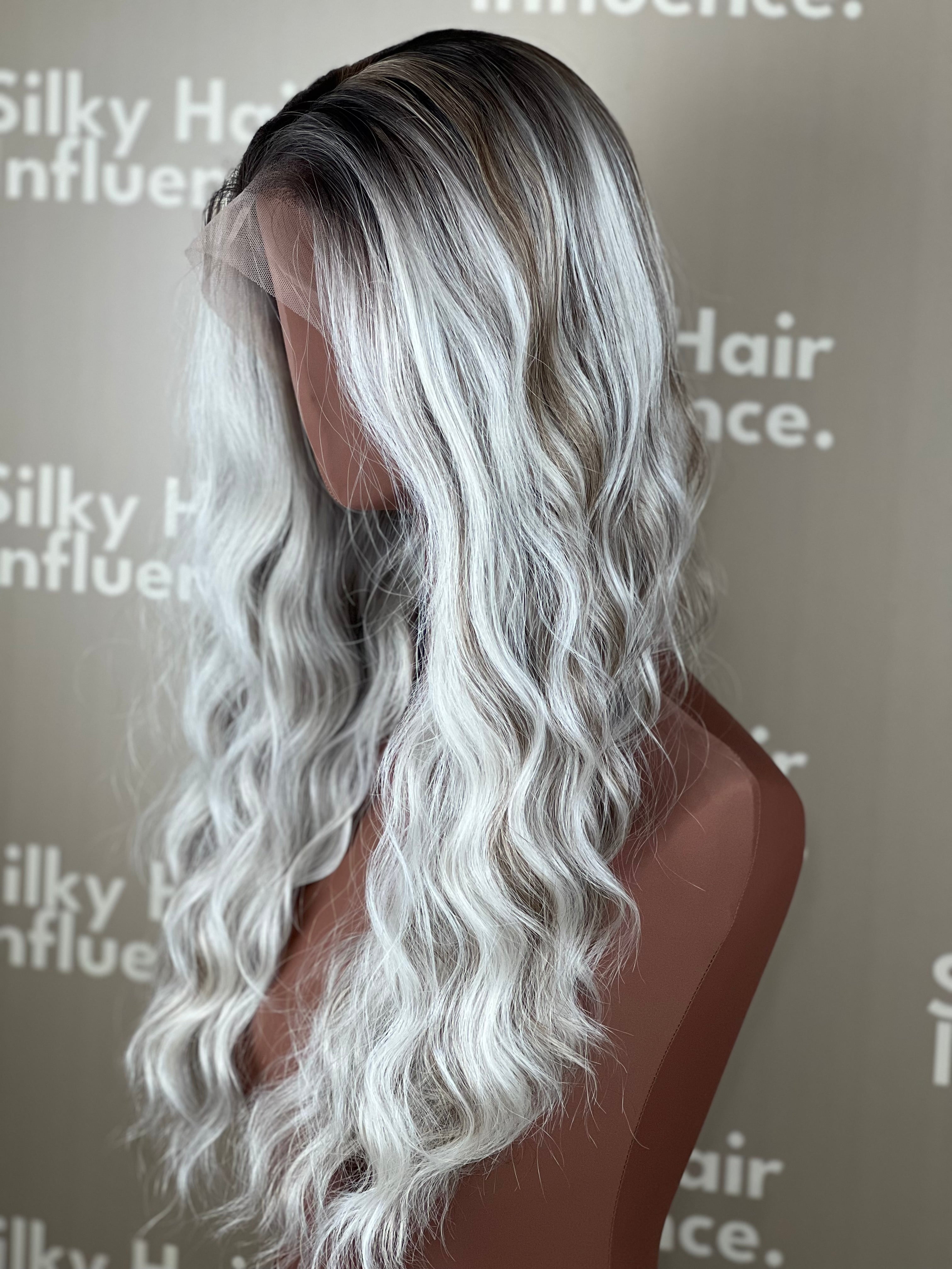 Finest Synthetic Wig 040 Highlighted Ice Blonde