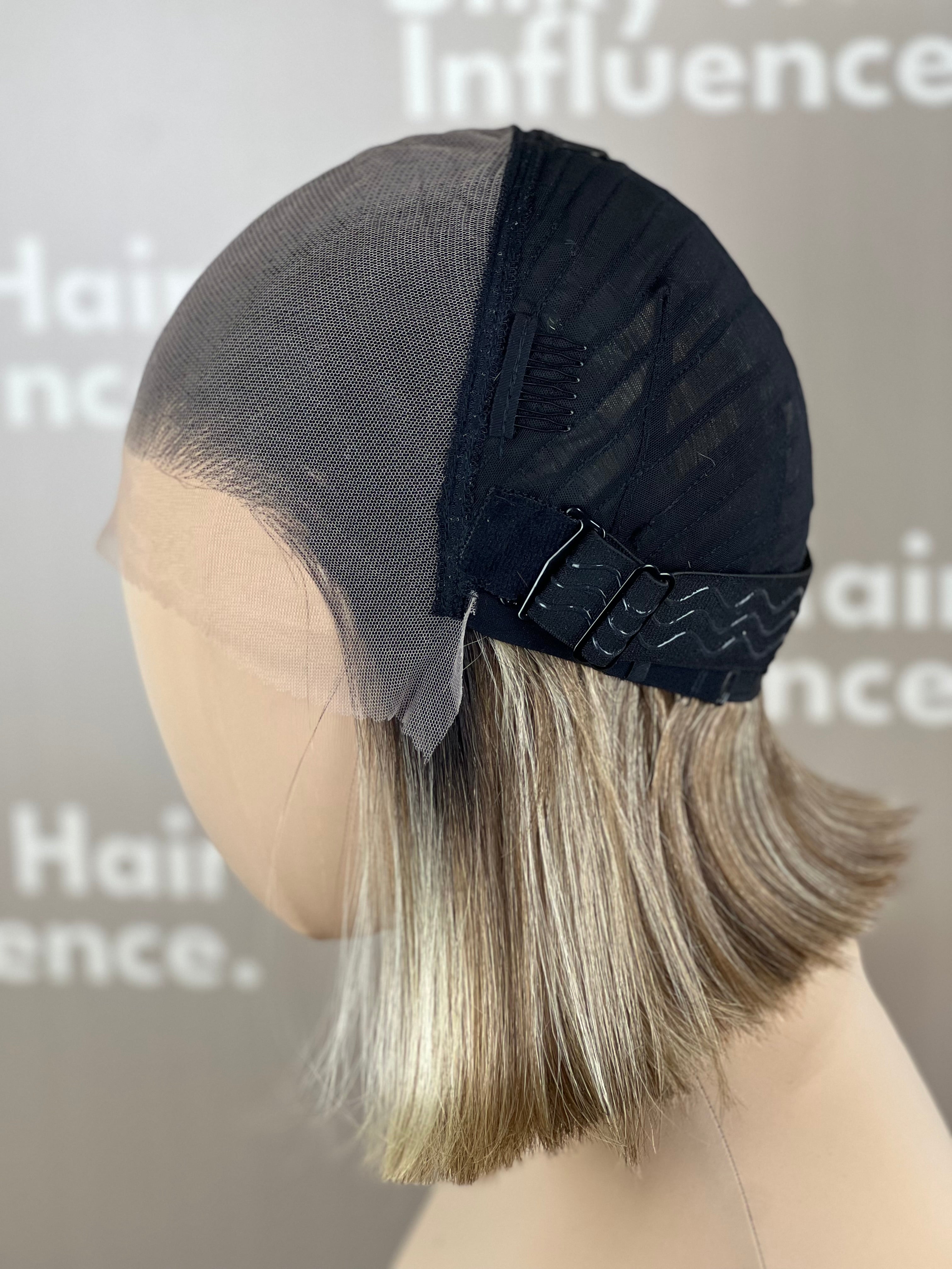 Finest Synthetic Wig 110 Highlighted Golden Bronde