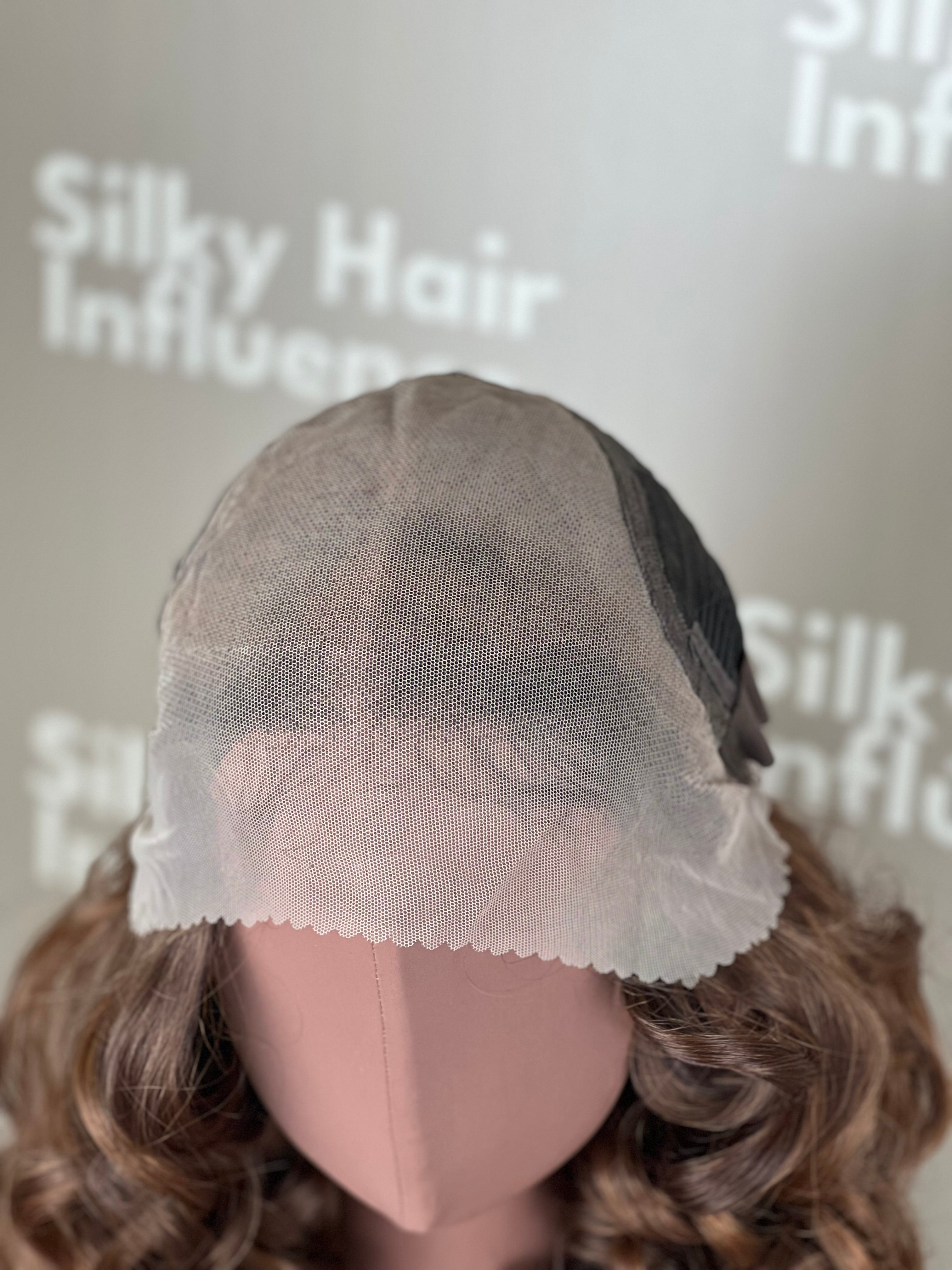 Finest Synthetic Wig 080 Highlighted Brown