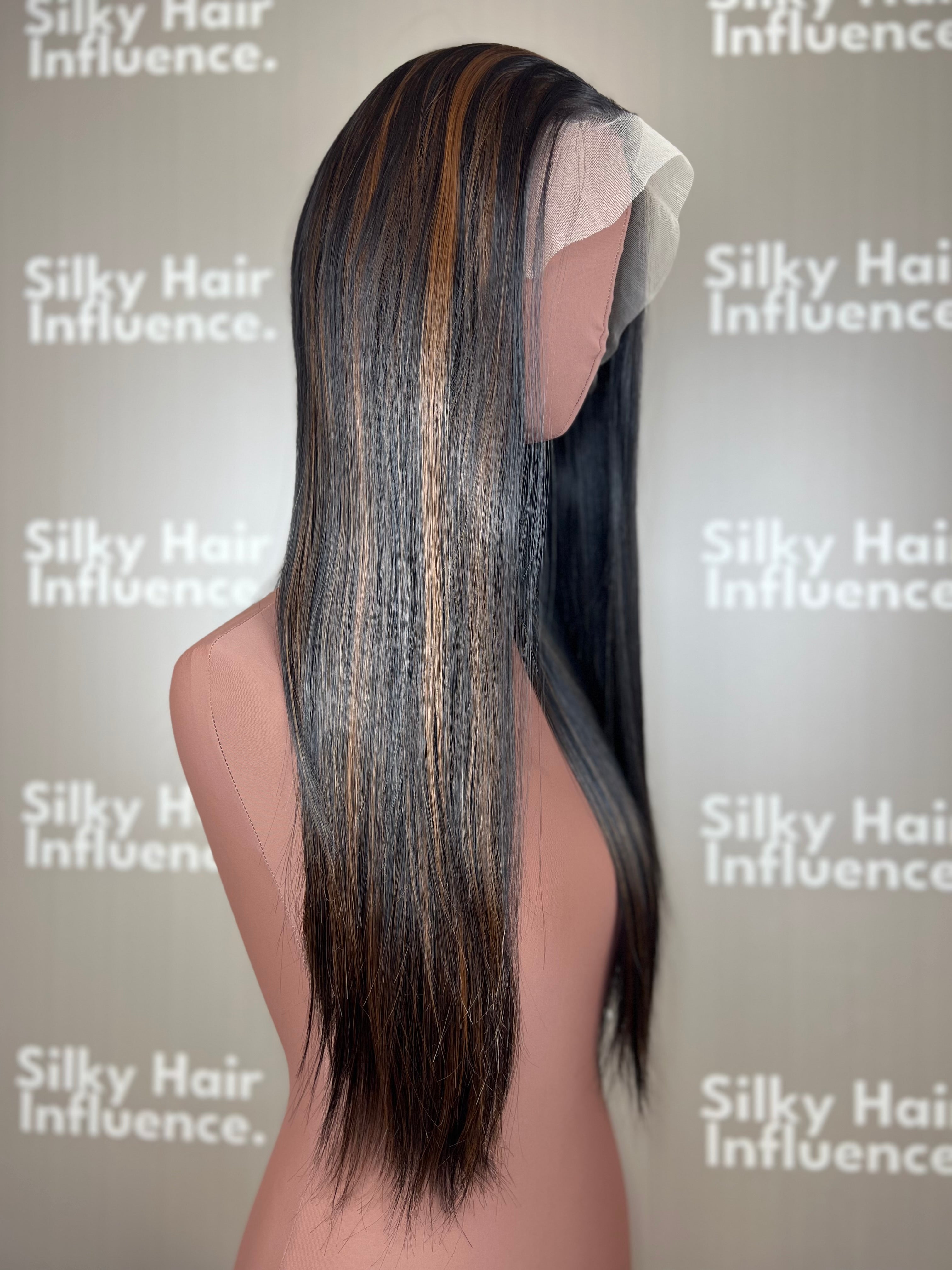 Finest Synthetic Wig 020 Highlighted Brown