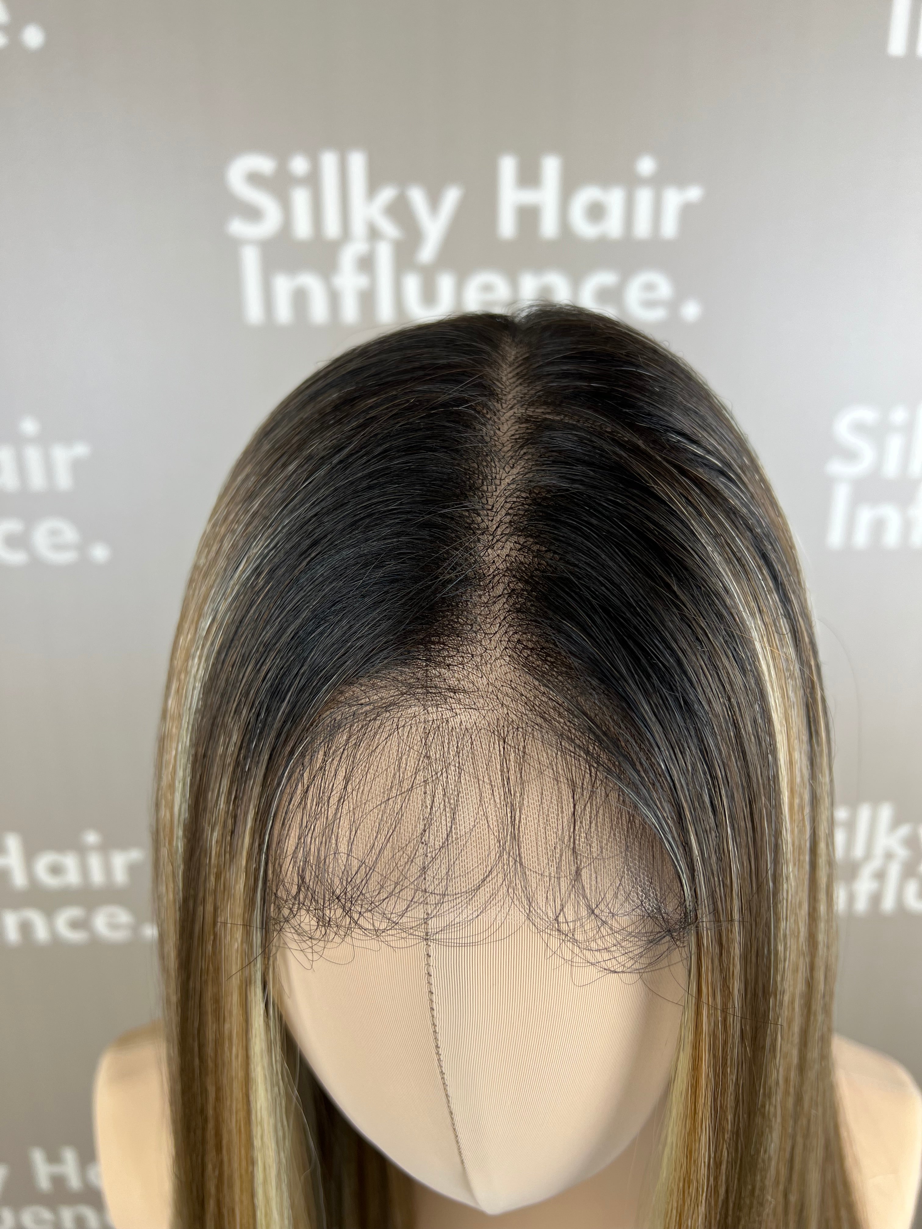 Finest Synthetic Wig 100 Highlighted Golden Bronde