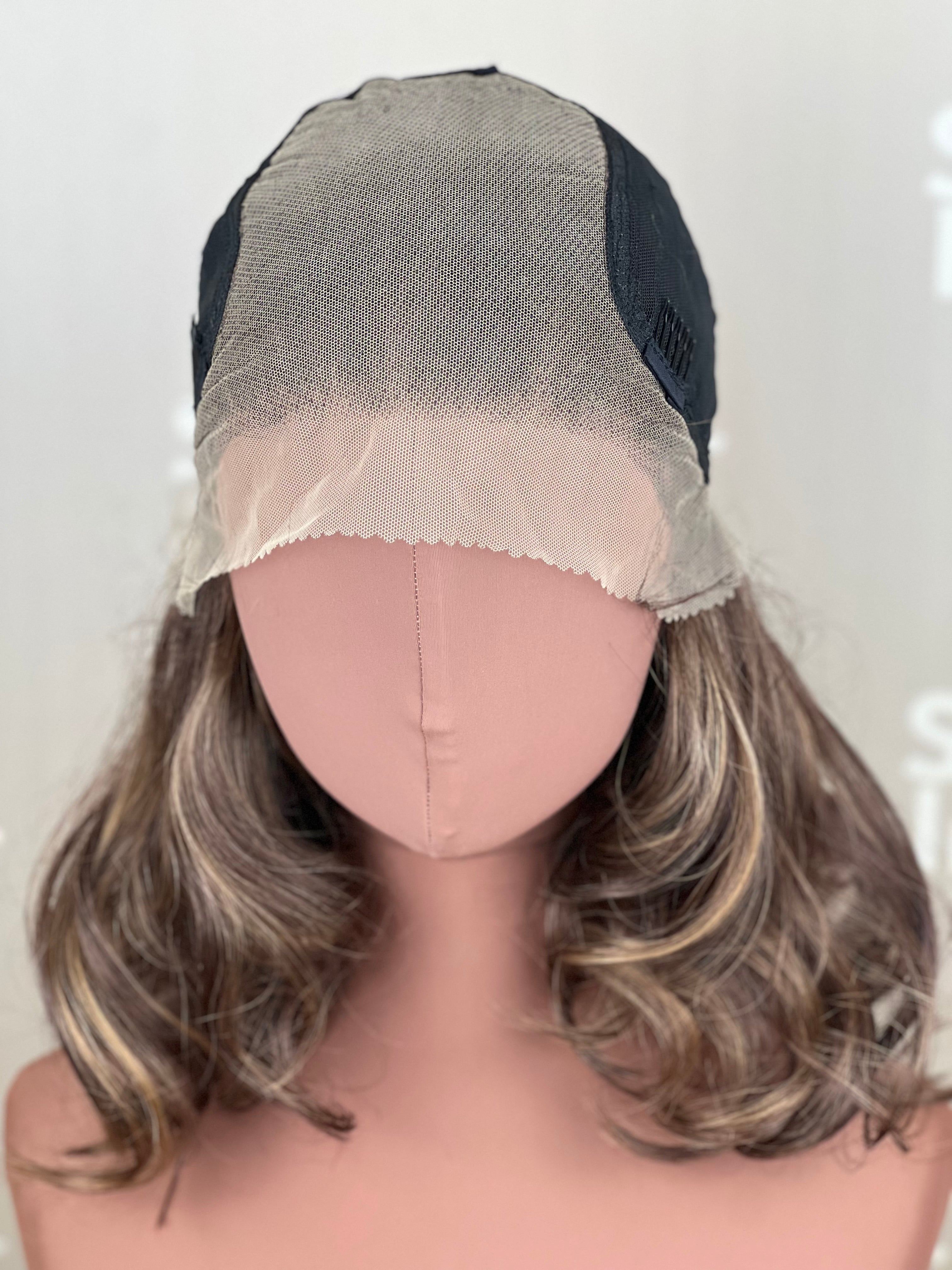 Finest Synthetic Wig 005 Highlighted Brown