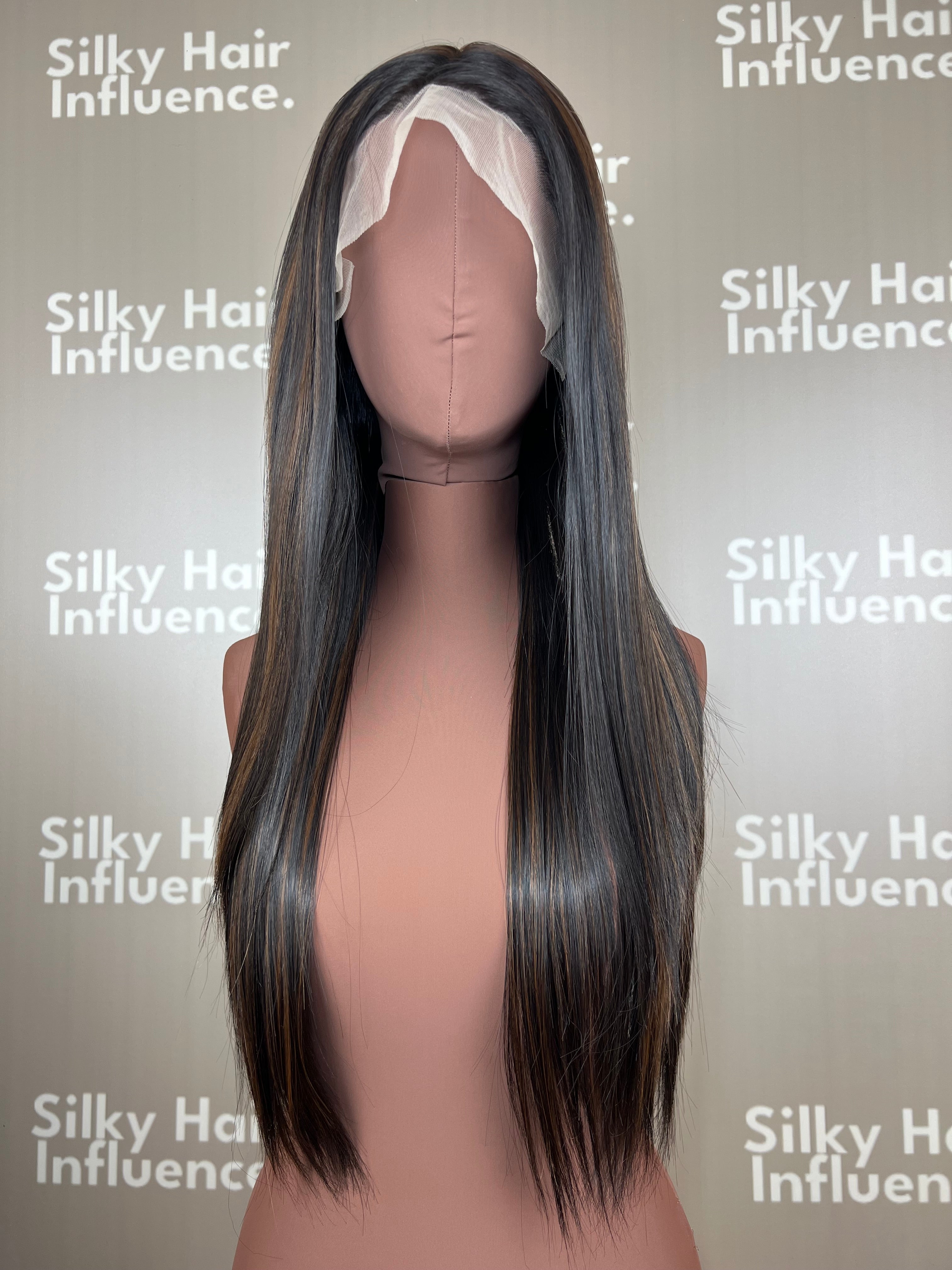 Finest Synthetic Wig 020 Highlighted Brown