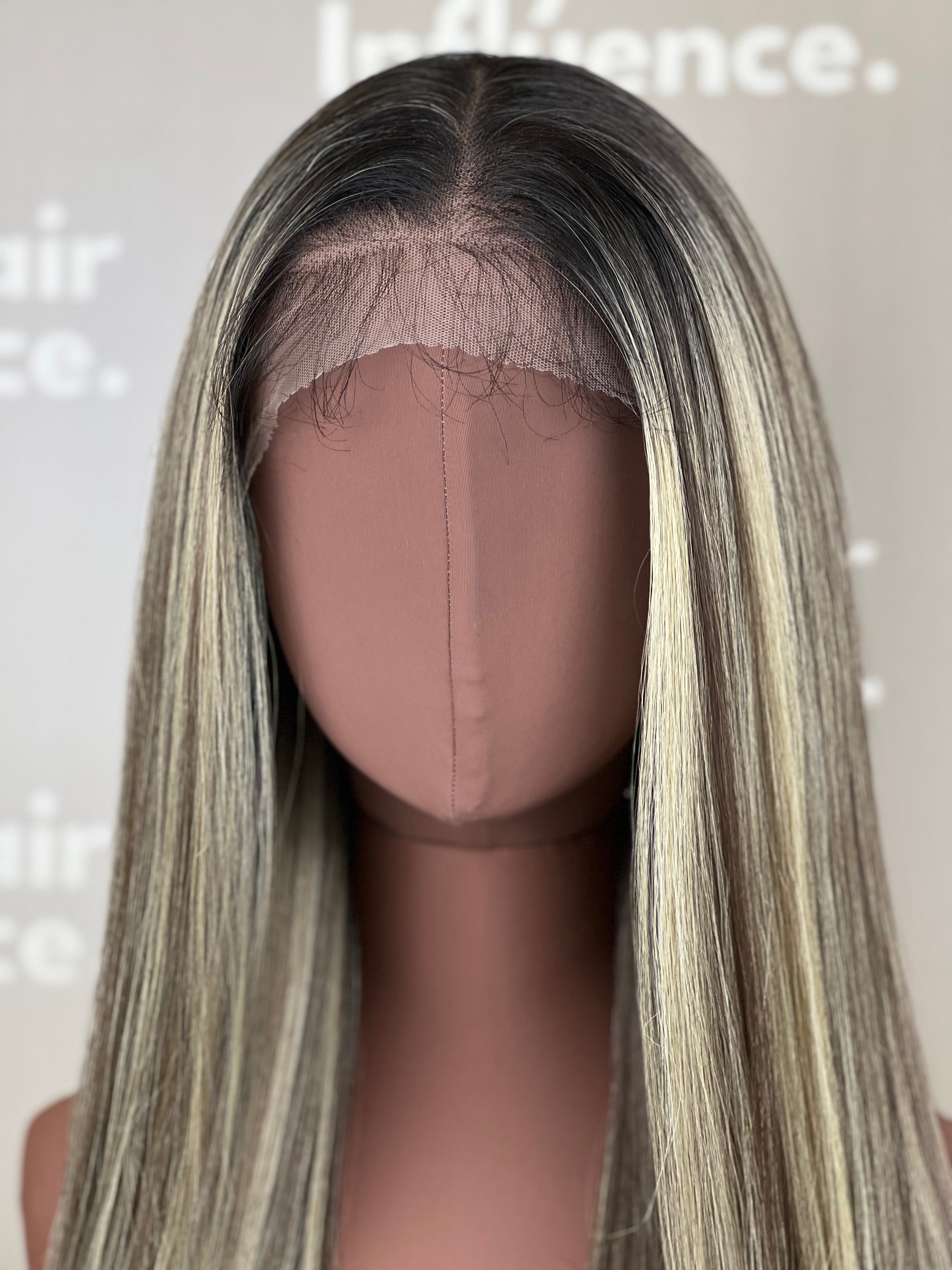 Finest Synthetic Wig 100 Highlighted Ash Bronde