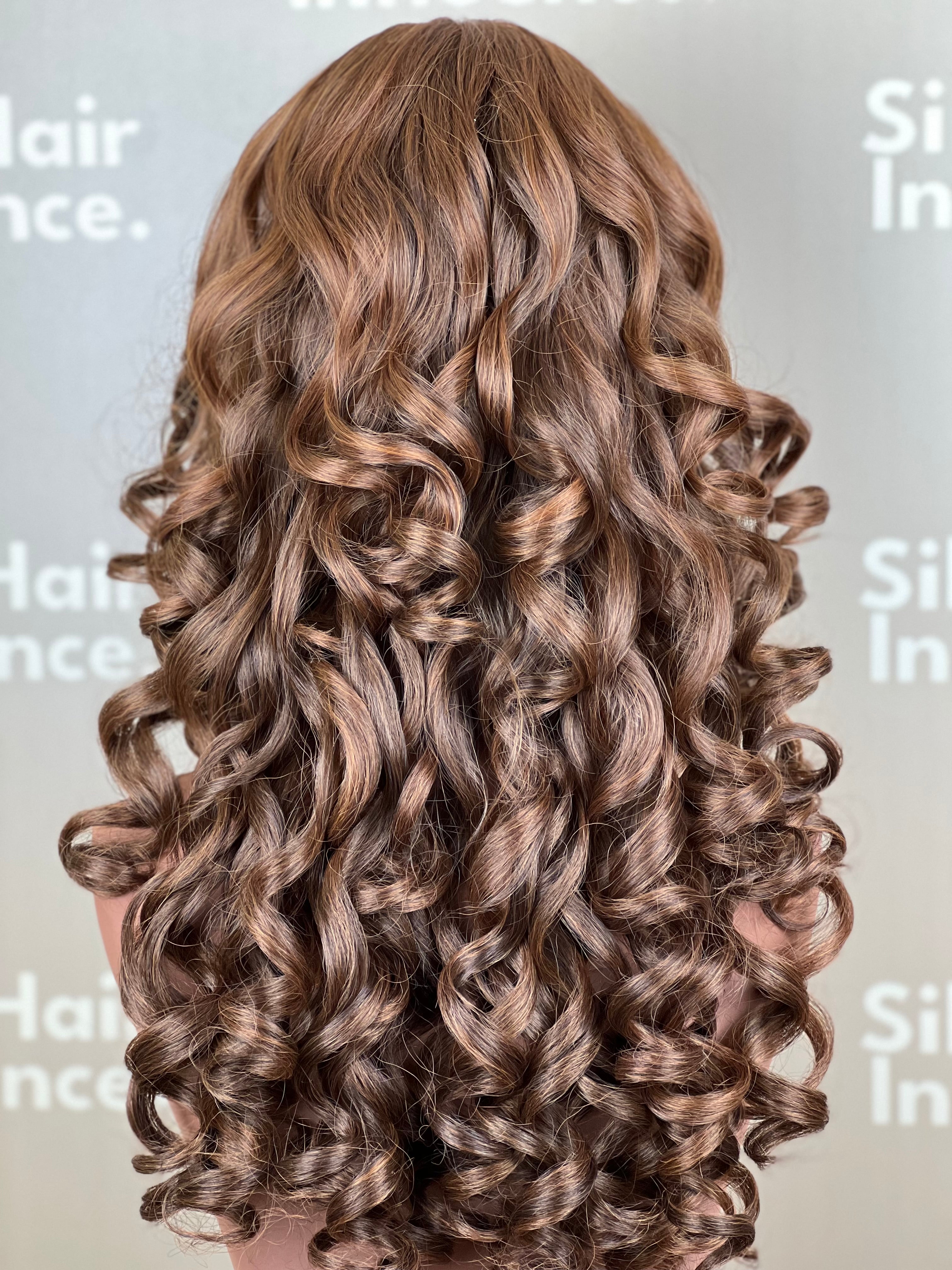 Finest Synthetic Wig 080 Highlighted Brown