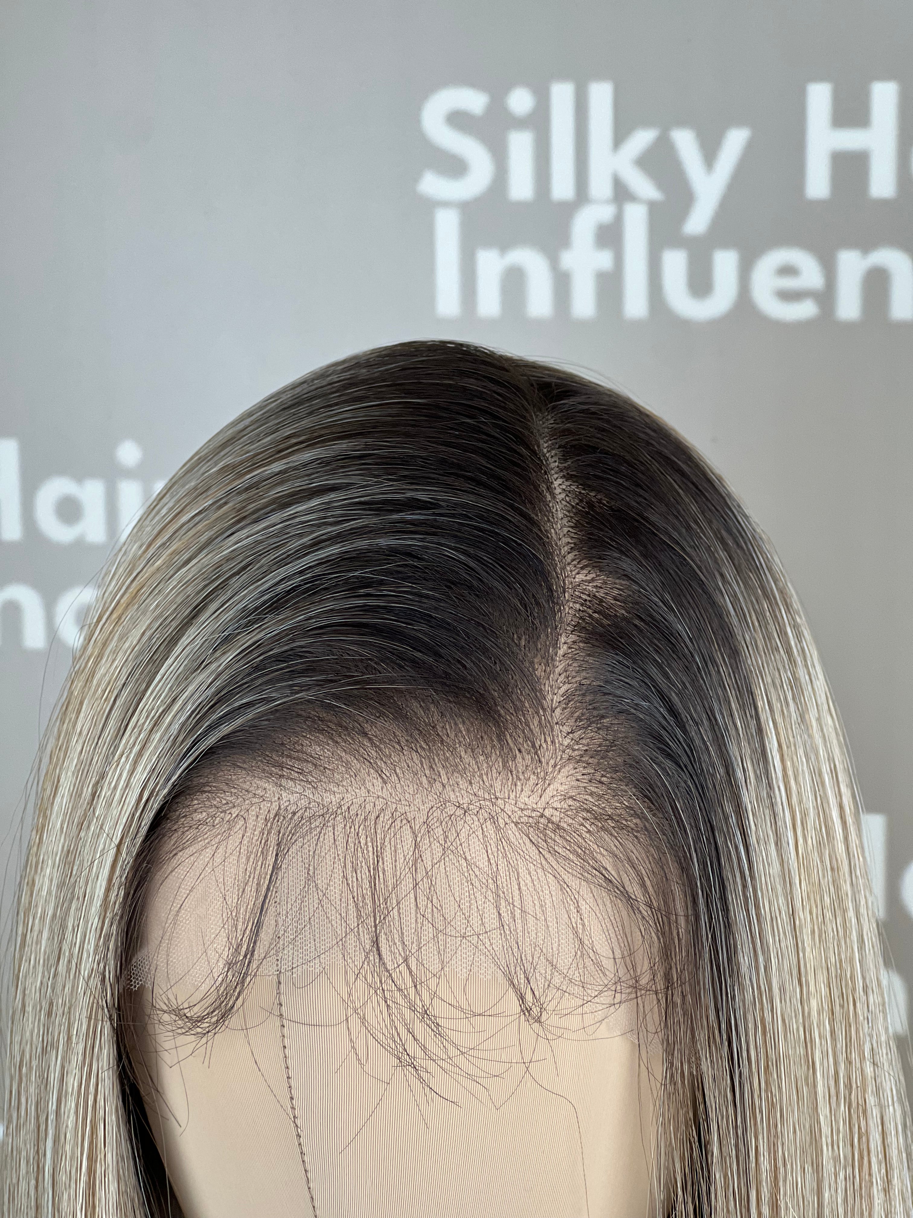 Finest Synthetic Wig 100 Ombré Ice Blonde